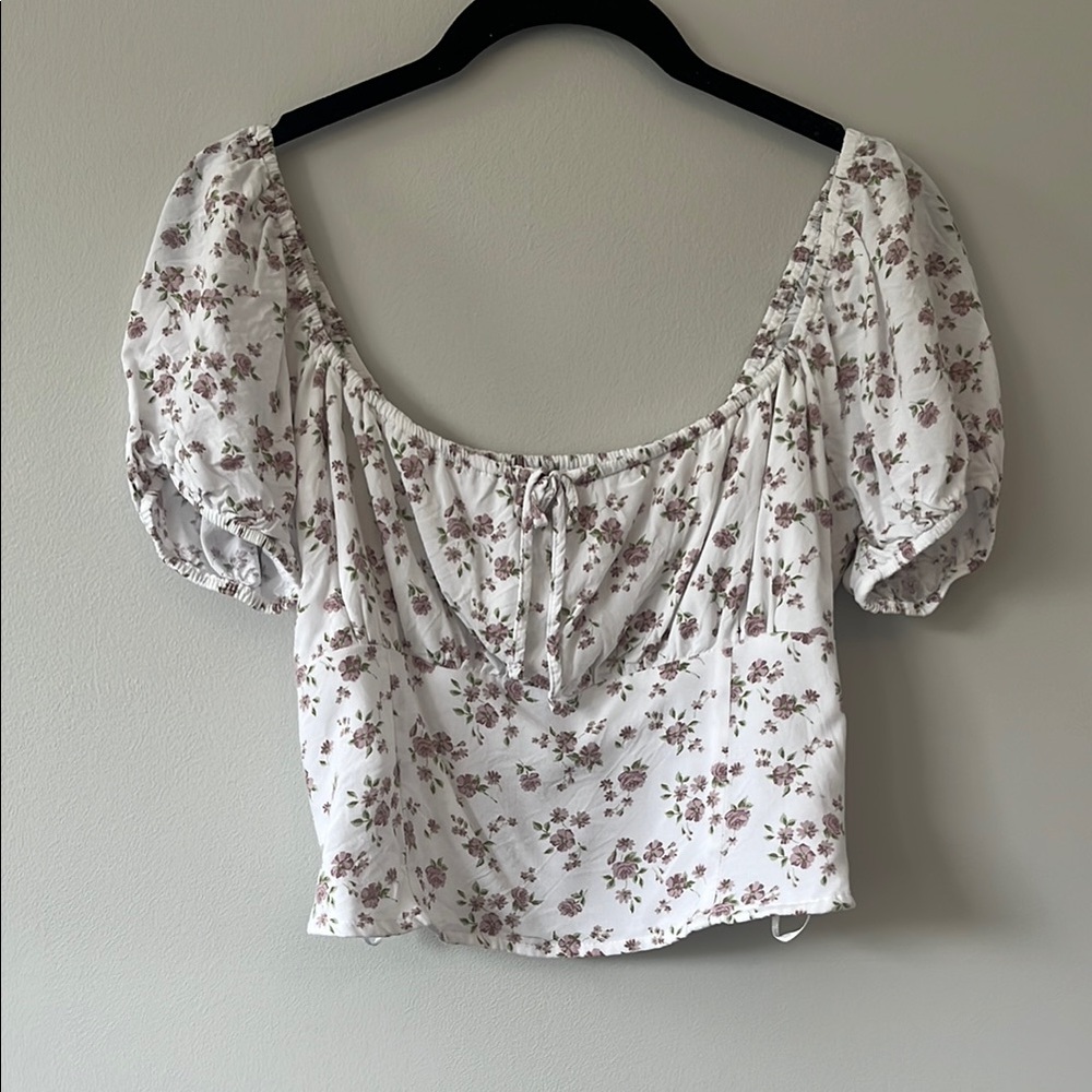 Hollister Floral Blouse Top